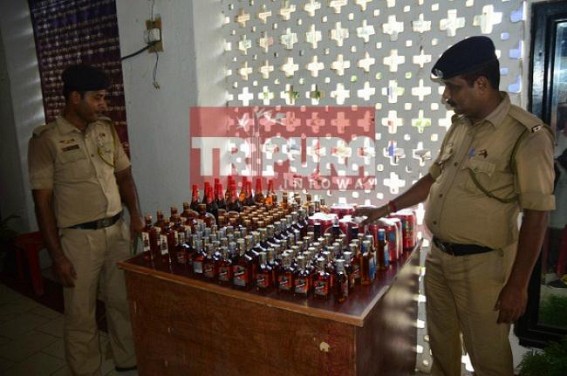 1 arrested in illegal liquor business at Agartala